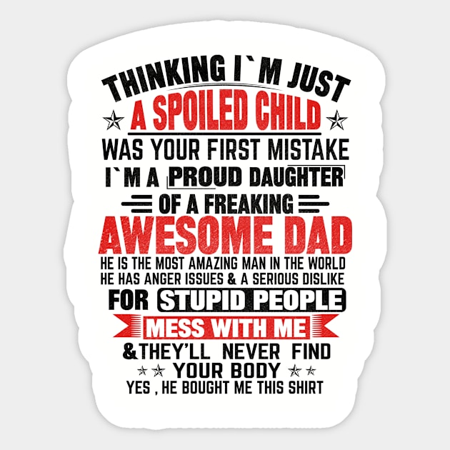 THINKING I'M JUST A SPOILED CHILD Sticker by mqeshta